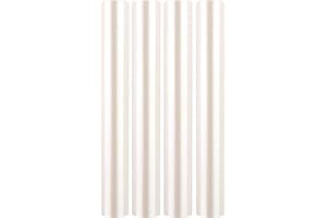 Briartw 4 Rolls Pearlescent White Glimmer Hot Foil Roll Bundle for Crafts,Heat Activated Foil for Glimmer Hot Foil System/Heat Foil Pen,6inx9.84ft Heat Transfer Foil Roll,Foil Transfer Sheets