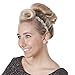 Hipsy 2pk Women's Adjustable NON SLIP Wave Bling Glitter Headband Gunmetal Duo Pack