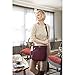 Travelon Anti-Theft Quilted North South Bag - Medium Nylon Crossbody for Travel & Everyday - (Black/Dark Emerald Interior)