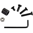 JIALITTE Quick Detach Swivels Stud Mount Base Adapter Kit with 4 Screws + 1 nut + 1 Wrench
