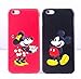 ROXX iPhone 6/6s PLUS (5.5) Leather Mickey Mouse 3D Logo