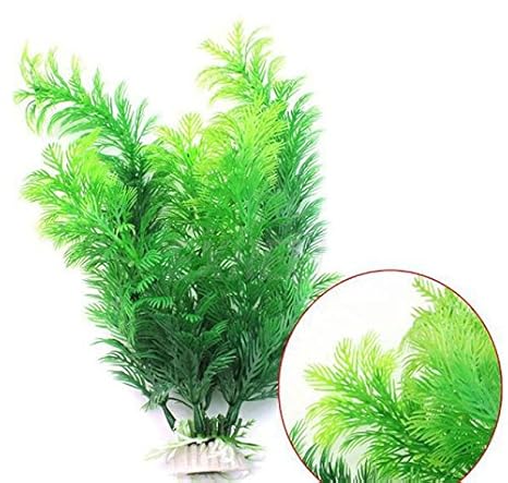 Hawkimin Aquarium Dekoration Ornament Aquarium Wasserpflanzen, Dekoration für Aquarium, Plastikpflanzen für Aquarien