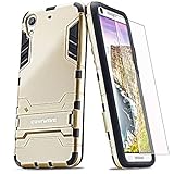 COVRWARE HTC Desire 626 / 626s [Slim Series] Armor Protective Case [Kickstand] [Slim Fit] [Screen Protector] (MetroPCS/Verizon/AT&T) - Champagne Gold (CW-D626-SL09)