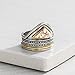 Silpada 'Pinnacle' Brass, Howlite, and Sterling Silver Ring, Size 10, Size 10