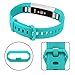 Vancle For Fitbit Alta HR Bands/Ace Bands and Alta Bands (10 PACK), Classic Accessory Alta HR and Alta Bands Replacement Wristbands for Fitbit Ace/Alta and Alta HR (Teal, Large)
