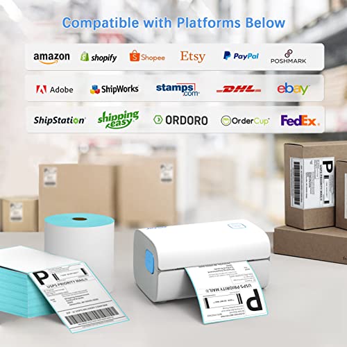 Jiose Thermal Label Printer 4x6 Label Printer for Small Business