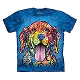 The Mountain Dog is Love Adult Bright Blue T-shirt