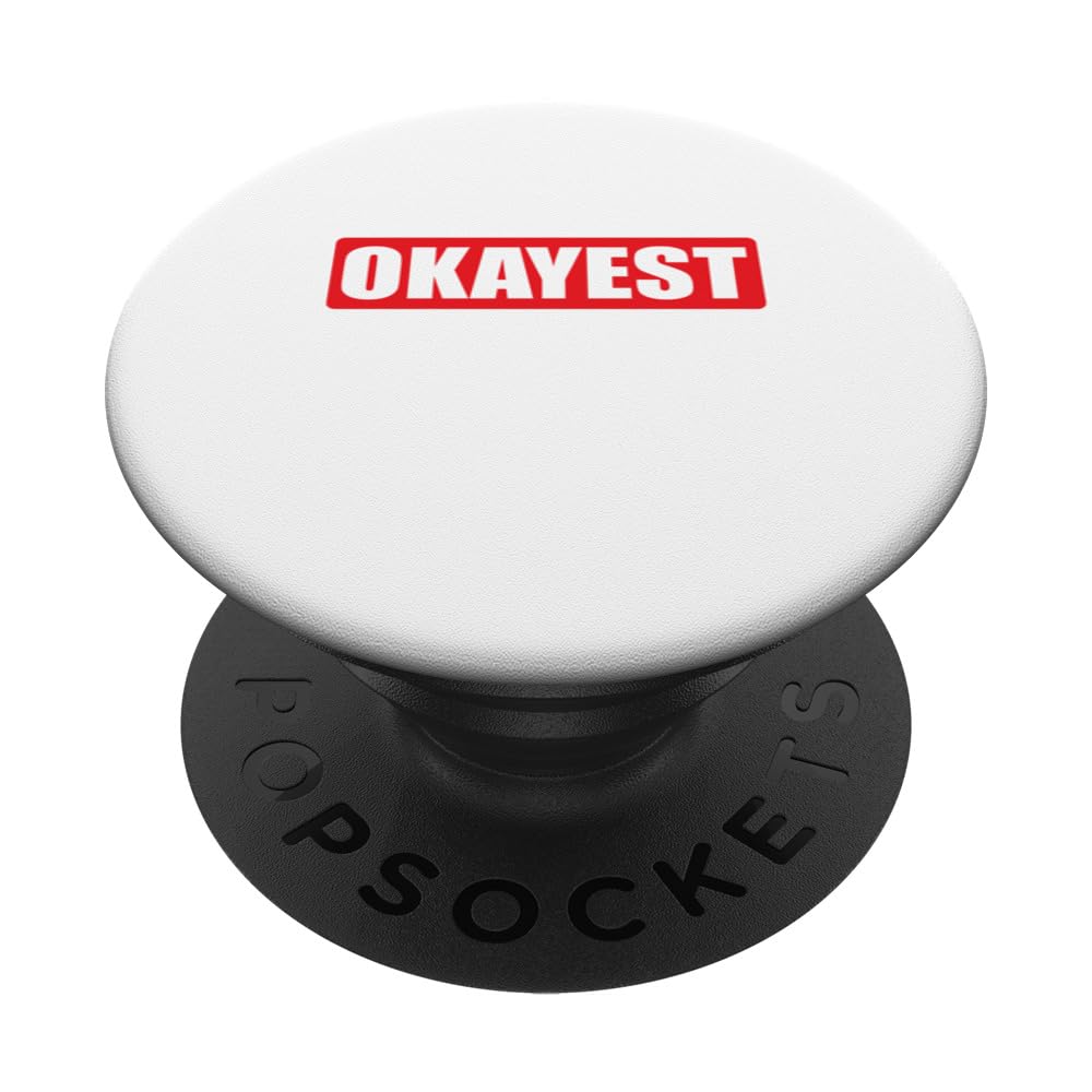 Funny Curator Shirt - World's Okayest Curator PopSockets Swappable PopGrip