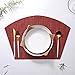 4 woven placemats for kids red dinning placemats chilewich placemat vnyl placemats oval placemats red table mats table runner table mats for round kitchen table Wipe Clean