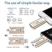 USB Flash Drives 128GB, Thumb Drive USB 3.0 Flash Drive 128GB Compatible with Mobile Phone & Computers, EATOP Phone External Expandable Memory Storage, Take More Photos & Videos, 128GB - Gold