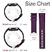 Tobfit Sport Bands Compatible with Fitbit Versa 2/Versa/Versa Lite/Versa SE, Soft TPU Wristbands Accessories for Women Men, Rose Gold, Small