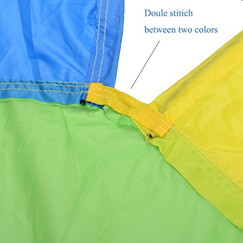 image for Sonyabecca Sunflower Parachute 8 Sheet 16 Handles Play Chute for 8 16 