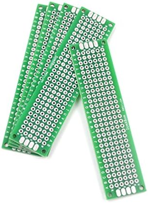 Double Side Stripboard Prototype PCB Universal Printed Circuit Board 5 Pcs