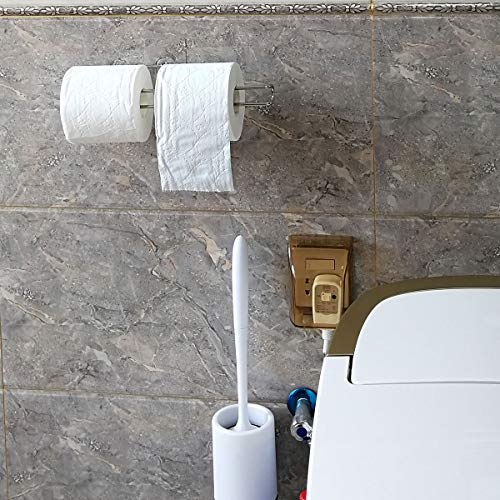 EROCY Paper Towel Holder with Adhesive Under Cabinet for Kitchen,Wall Mount & No Drilling - SUS 304 Stainless Steel