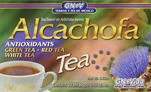 1 Box/Caja Alcachofivida Artichoke TEA- Box with 30 tea bags / Caja con 30 sobres de te by Grupo Nutrivida