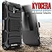 Evocel Generation Series Phone Case Compatible with Kyocera Hydro View (C6742), Hydro Reach (C6743), Hydro Shore featuring HD Screen Protector and Belt Clip Holster, Black