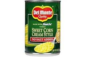 Del Monte Sweet Corn Cream Style - No Salt Added 14.75 oz. (Pack of 2)