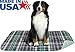 Careoutfit 2 Pack - Plaid Waterproof Reusable/Quilted Washable Large Dog/Puppy Training Travel Pee Pads Size 24 x 36