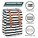 SavvyMami Striped Diaper Bag Backpack for Mom - Bags for Stylish Moms – Large Black and White Striped Backpack Diaper Bag with Changing Pad and Wipes Case and Stroller Straps for Women Baby Bag