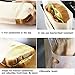 Non-Stick and Reusable Toaster Bags (Set of 6) by Coju Gear 100% Easy To Clean Perfect For Sandwiches Hot Dogs, Chicken, Grilled Cheese, Vegetables, Panini & Garlic Toast