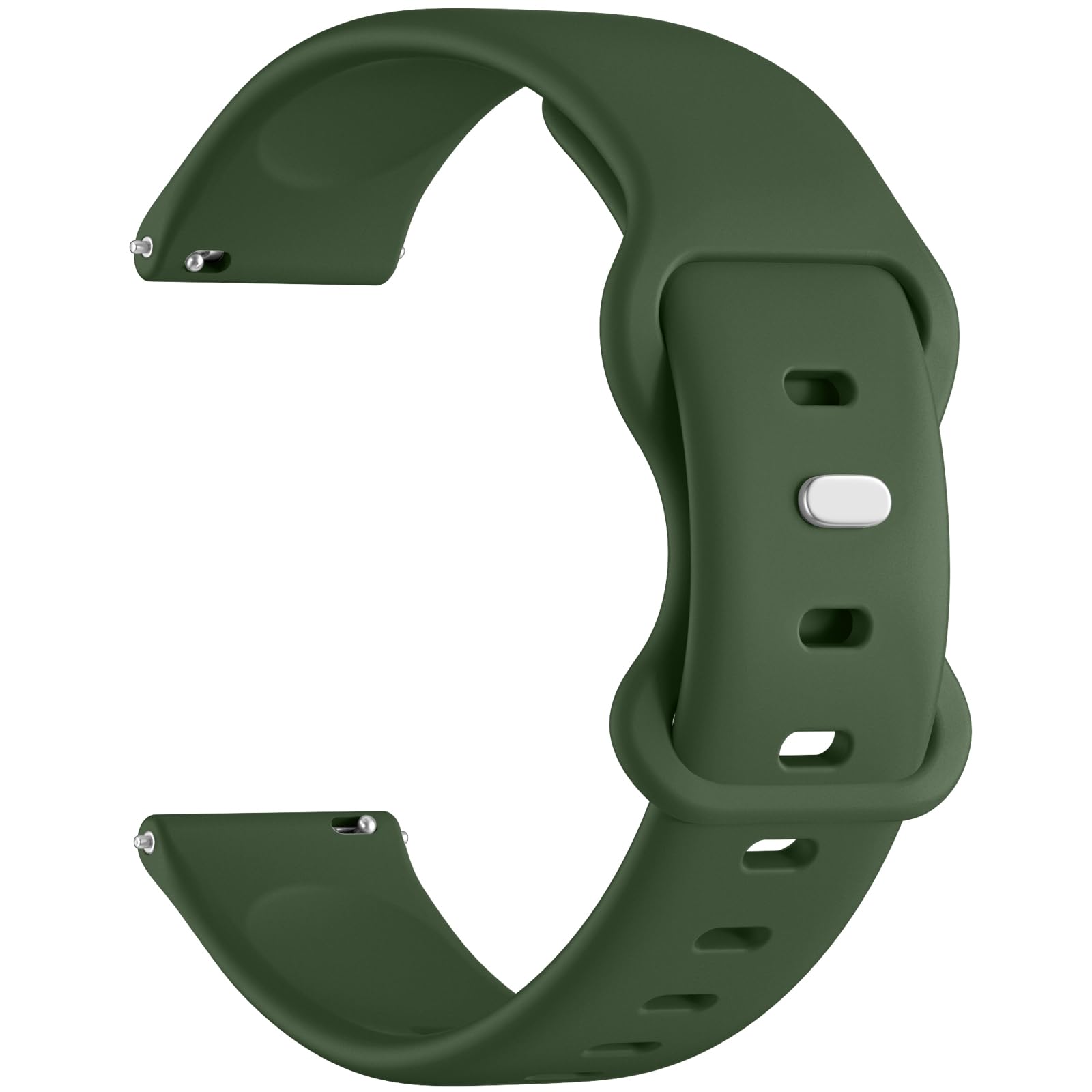 22mm Quick Release Watch Band Compatible with Garmin Venu 4 3 2 Vivoactive 4 Forerunner 265/255/965 Bands, Soft Silione Sport Strap Compatible for Samsung Galaxy 3 45mm 46mm Amazfit Bip 6 5 Wristband