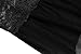 Avidlove Babydoll Sleepwear Lace Babydoll Plus Size Sleepwear Pant Dress Black XXL