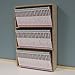 Stamp-n-Storage Shelf Unit - Mega Stamp Case Shelf with Back - Wall Mount