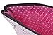 Leegoal(TM) Elegant Canvas Pastorable Floral Pen Pencil Pouch with Zipper Closure,Light Pink