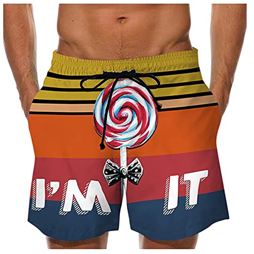 Semoatuc Strandshorts zomer heren zwembroek zomer zwemshorts 3D print sneldrogend Hawaii surf zwembroek sportbroek… - Image 3