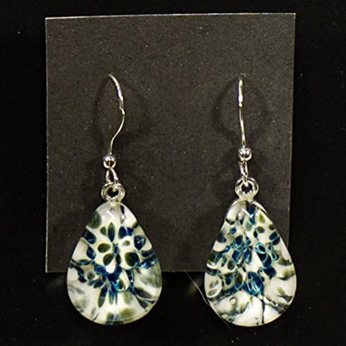 Tear drop earrings - boucles d'oreilles SNOW WHITE