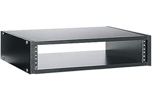 Middle Atlantic Products RK2 Series Rack - 2 Rack Spaces, Black Wood Grain Laminate