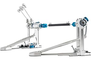 Geartree Dixon Precision Coil Compression Spring, Direct Drive Double Bass Drum Pedal w/Bag