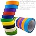 M-jump Multi Colored Masking Tape Painters Washi Tape - 10 Rolls Variety Set - 1in x 22yd Per set - Holiday Decorations Fun DIY Arts Supplies Kit for Little Kids, Toddlers & Adults