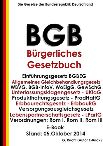 Das Bgb Bürgerliches Gesetzbuch Für Ihren Kindle E - 