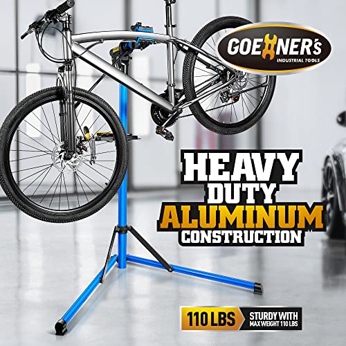 Heavy Duty E Bike Repair Stand (Max 110 lbs) Portable Bicycle Stand Manintenance Workstand