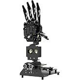 Robot Hand with Micro: bit V2 AI Bionic Robotic Hand Five Fingers Solely Movement Mechanical Arm DIY Smart Robot &amp; Engineering Kits, Science/Coding/Programming Set