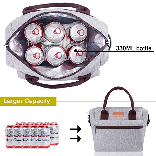 image for BALORAY Lunch Bag for Women Insulated Lunch Box with Adjustable Should