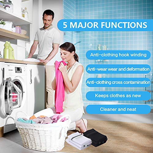 cozihoma Mesh Laundry Bags -8Pcs Lingerie Bags Laundry, Travel Storage Organize, Delicates Laundry Bag for Sock, Bra, Underwear, Garment, Blouse(2 Extra-Large &2 Large& 2 Medium & 2 Small) - Thumbnail 6
