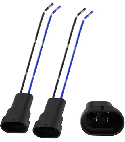 9006 HB4 Heavy Duty Ceramic Wiring Harness Sockets For Headlights Or Fog Lights