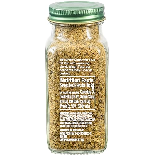 SIMPLY ORGANIC TURKEY RUB, CERTIFIED ORGANIC | 2.43 OZ