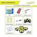 Mini Drone Headless RC Quadcopter 2.4GHz 4CH 6 Axis Remote Control Helicopter Indoor/Outdoor Flying Small Airplane with One Key Return for Beginner (Yellow)