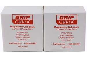 FAZ BRAND Grip Gym Chalk Gymnastics, Rock Climbing, Power Lifting, Crossfit No Slip, No Moisture Chalk (4)