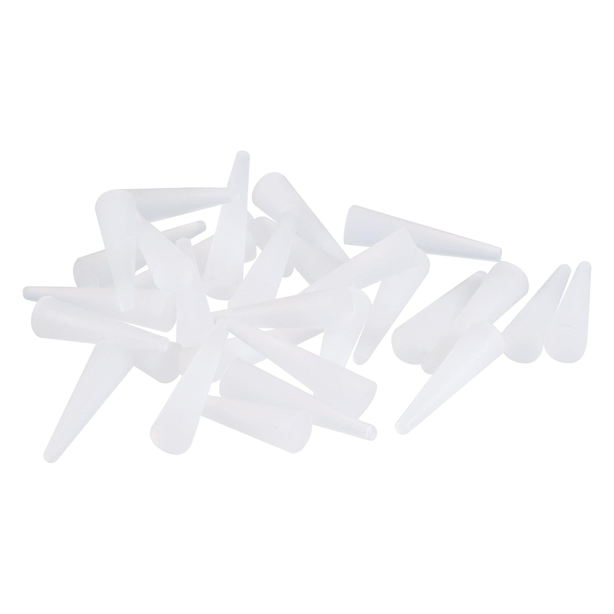 sourcing map 5/64" to 15/64" Solid Silicone Rubber Tapered Plug for Powder Coating, Painting, Anodizing, Plating, Sandblasting 50pcs