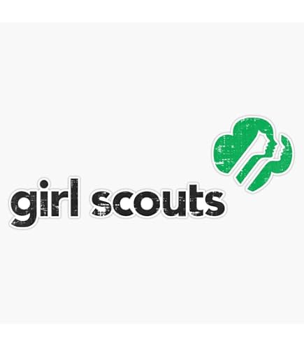 Green Girl Scouts Faces Logo Lapel Pin – 0.75" Metal Pinback With Resin Top, USA Made, Collectible Or Gift