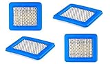 Briggs & Stratton Aftermarket- 4-PACK- Air Filter Cartridge 491588S #TTAF-491588S-4 by TurfTuff. REPLACES OEM #'S Briggs & Stratton 491588 , 491588S , 399959 , 4101 , 4915 , 5034 , 5034B, 5034D , 5034H , 5034K , Craftsman 3364 , 33644 , Toro 119-1909 , Stens 102-549 ,