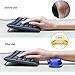 Nex Mouse Mat with Keyboard Wrist Rest Pad Kit Comfortably Made of Memory Foam (Blue)