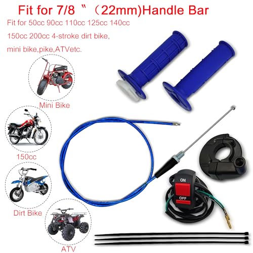 NZZLXKFJ 7/8 22mm Twist Throttle Accelerator Handle Grips,Mini