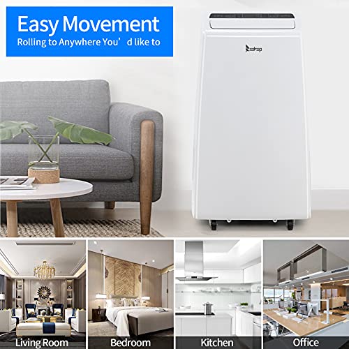 ROVSUN 12,000 BTU 3in1 Portable Air Conditioner, Dehumidifier, Fan