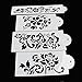 Delight eShop Lace Flower Cake Cookie Fondant Side Baking Wedding Stencil Decorating DIY Tools (#1)