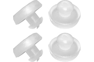 SLIMI 4 PCS Brake Clutch Pedal Stop Pads, Rubber Accelerator Stop Pedal Pads, Brake Light Switch Stopper Replaces 3287625000 